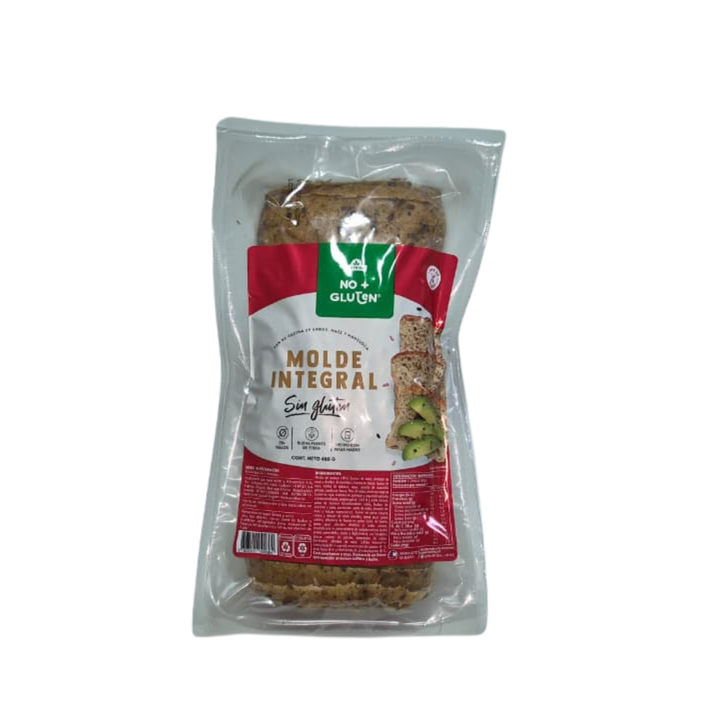 PAN DE MOLDE INTEGRAL NO + GLUTEN 480 g