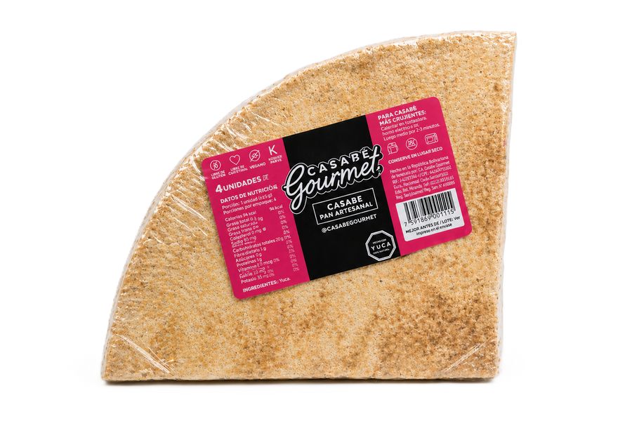 PAN CRUJIENTE CASABE GOURMET 240 gr