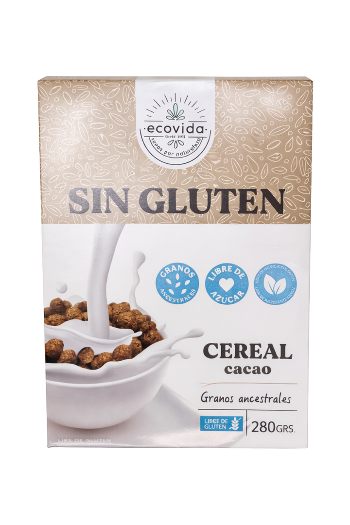 CEREAL CACAO GRANOS ANCESTRALES ECOVIDA 280 g