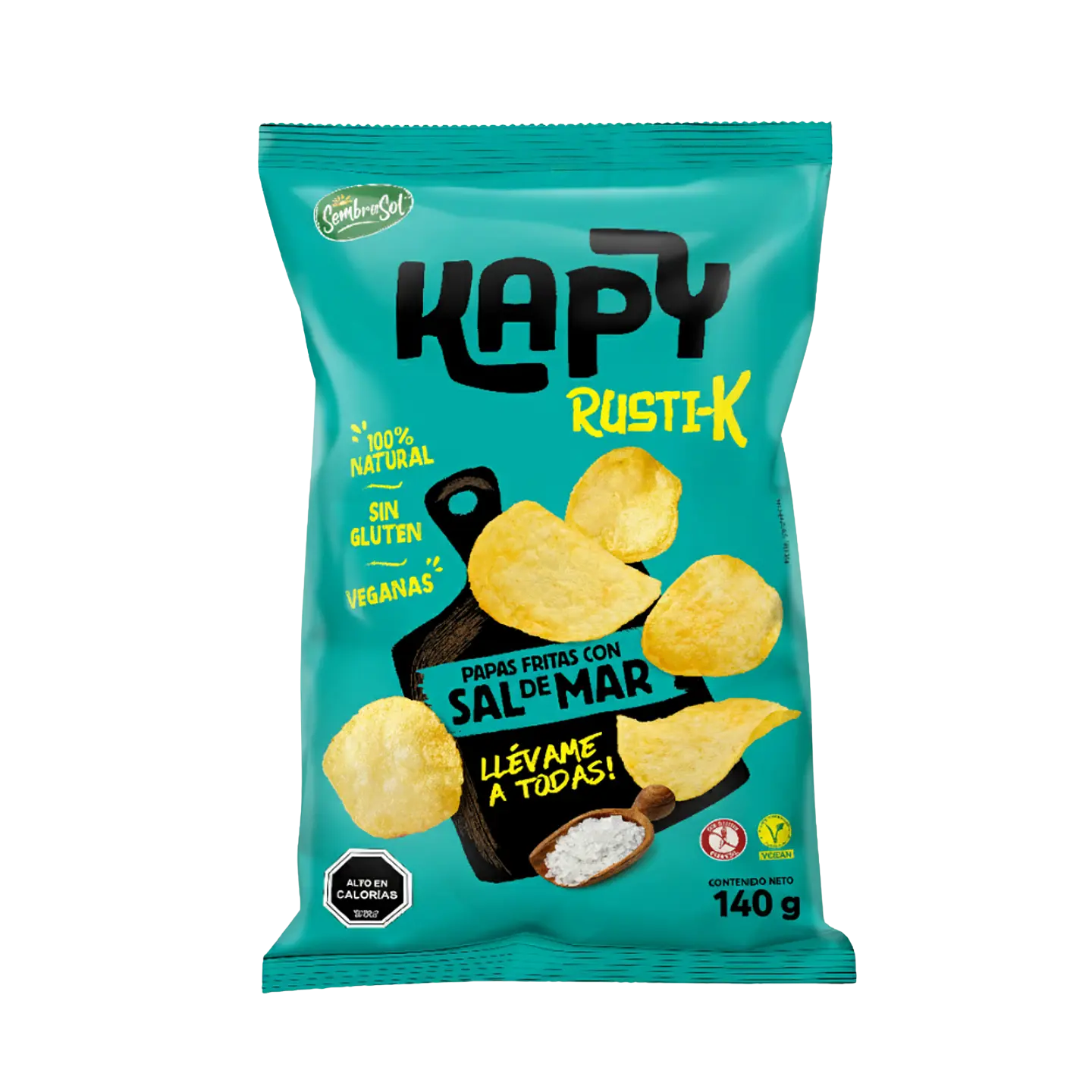 PAPAS FRITAS RÚSTICAS SAL DE MAR KAPY 150 g