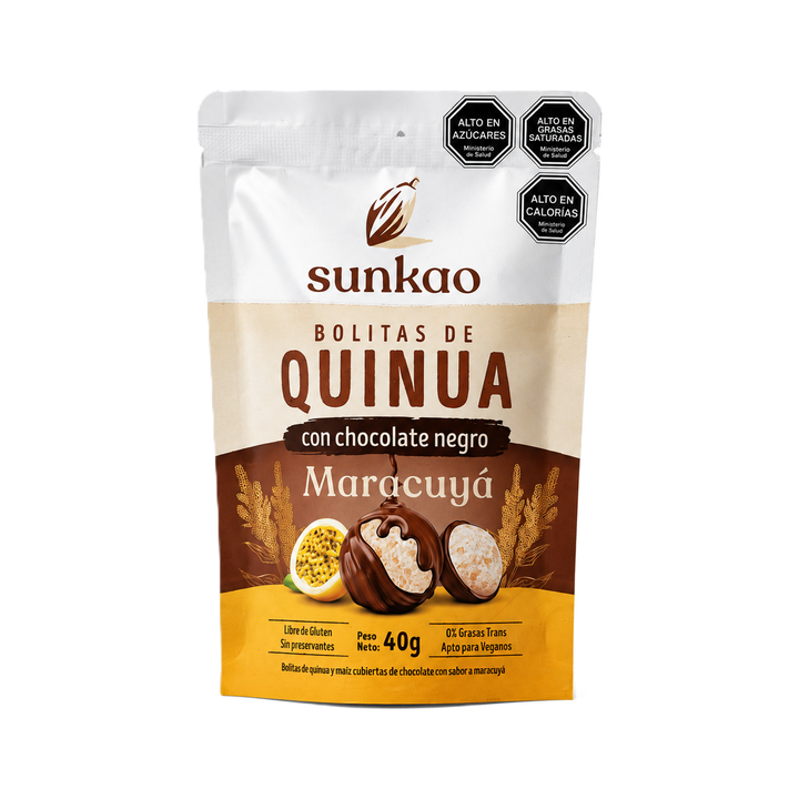 Bolitas de Quinoa Sunkao maracuyá incluidas